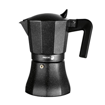 FAGOR Fagor Tiramisu 3 Cup Aluminium Espresso Maker Charcoal #1531 - happyinmart.com.au