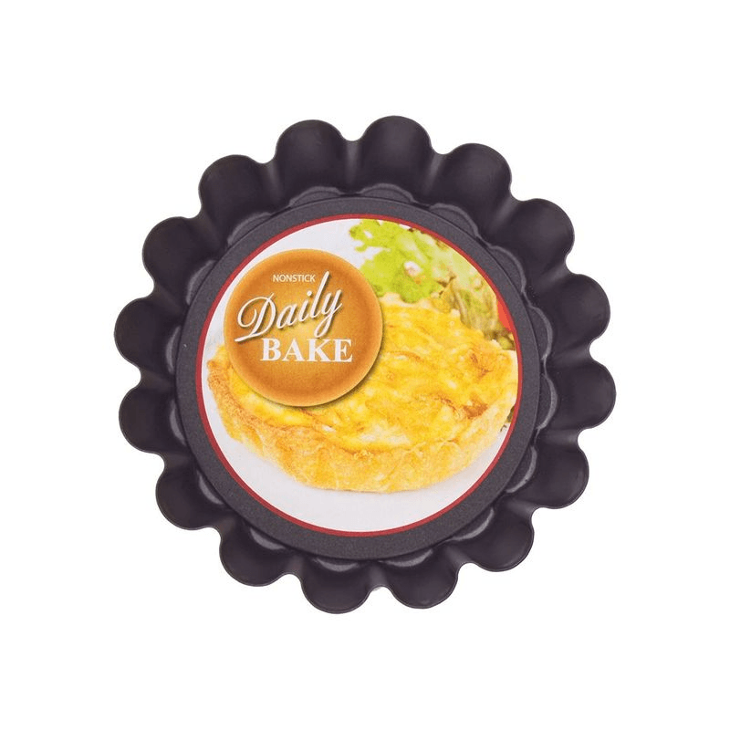 DAILY BAKE Daily Bake Non Stick Deep Mini Quiche Pan Loose Base 
