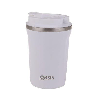 OASIS Oasis Stainless Steel Double Wall Insulated Travel Cup White #8915W - happyinmart.com.au