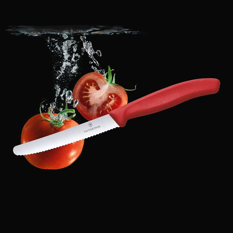 Victorinox Swiss Classic Tomato And Steak Knife 11cm Red 
