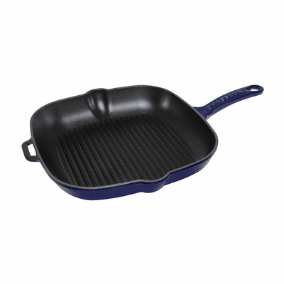 CHASSEUR Chasseur Square Grill 25cm French Blue #19557 - happyinmart.com.au