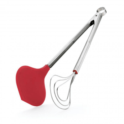 CUISIPRO Cuisipro Silicone Fish Tongs Red #38845 - happyinmart.com.au
