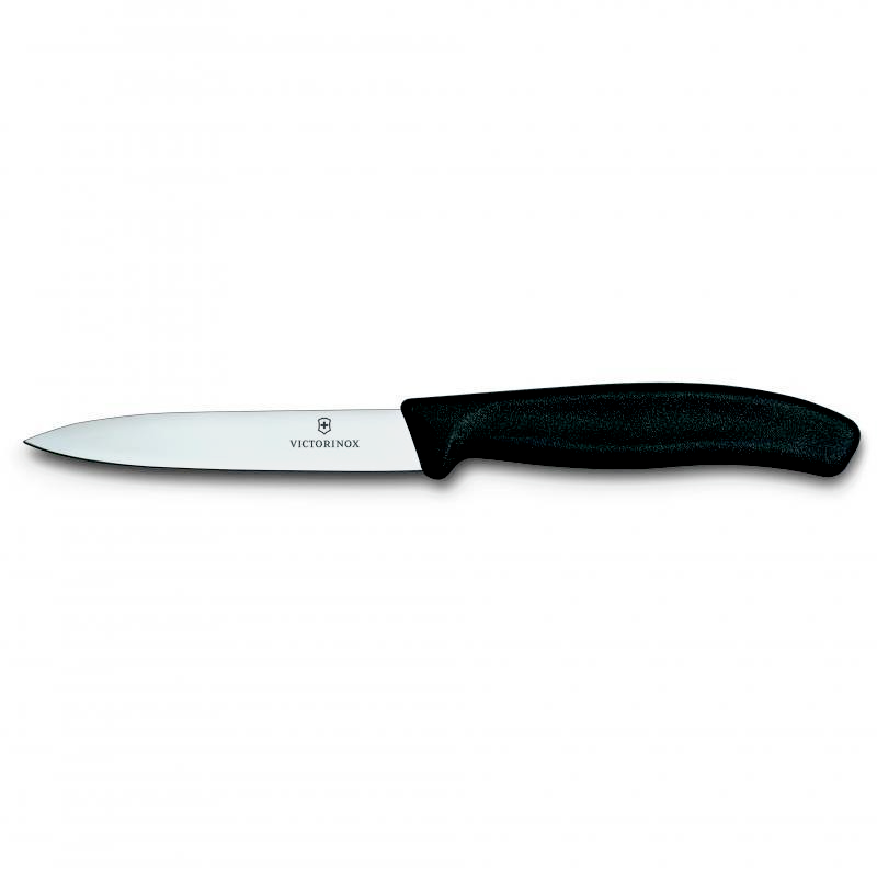 Victorinox Paring Stainless Steel Knife Pointed Blade Classic Black 