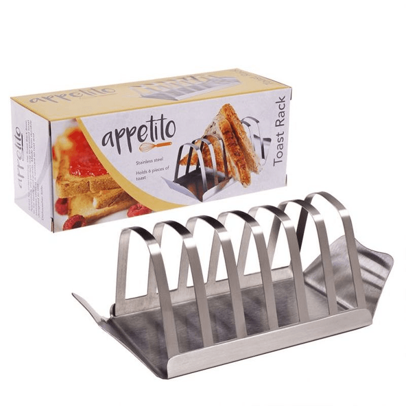 APPETITO Appetito Stainless Steel Toast Rack With Tray 