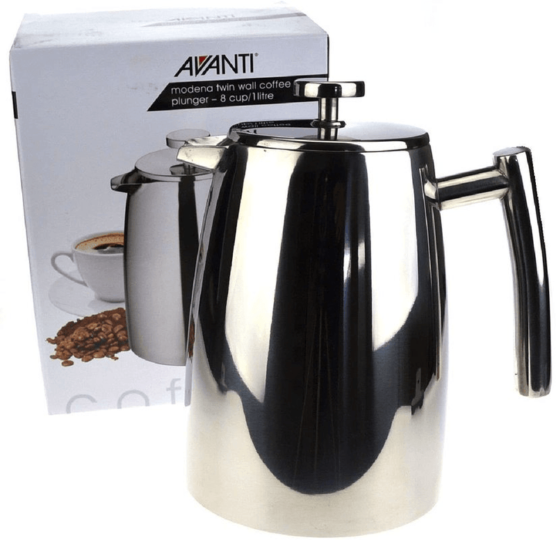AVANTI Avanti Modena Stainless Steel Twin Wall Coffee Plunger 1L 