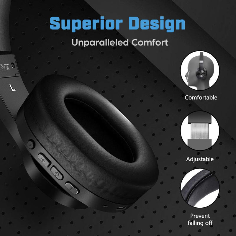 Oneodio Js18 Over Ear Wireless Bluetooth Headphone - Hifi Stereo Sound 