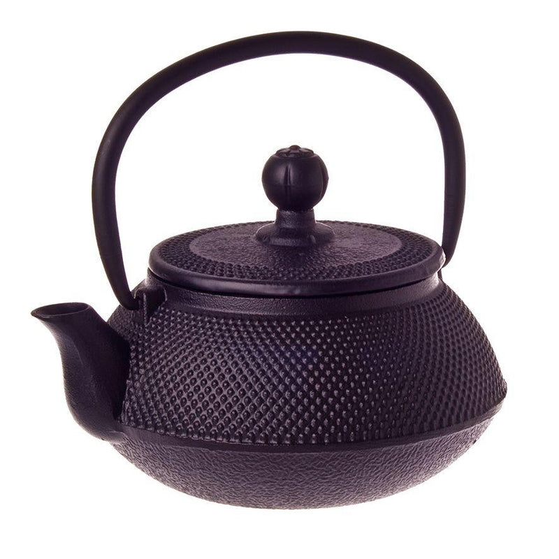 TEAOLOGY Teaology Cast Iron Teapot Fine Hobnail Black 