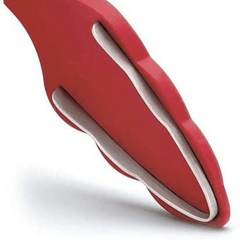 CUISIPRO Cuisipro Tongs With Teeth Silicone Red 