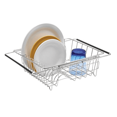 POLDER Polder Stainless Steel Expandable In Sink Dish Rack #4589 - happyinmart.com.au