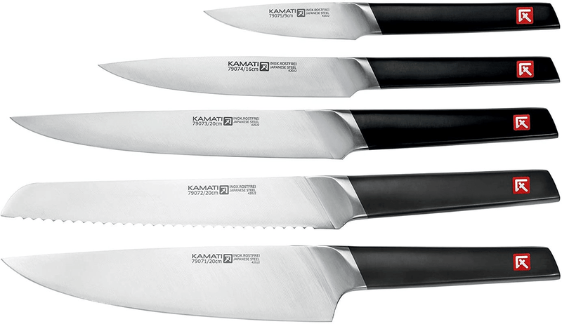 KAMATI Kamati 6 Pieces Knife Block Set Revolving 
