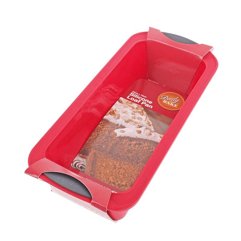 DAILY BAKE Daily Bake Silicone Loaf Pan Red 