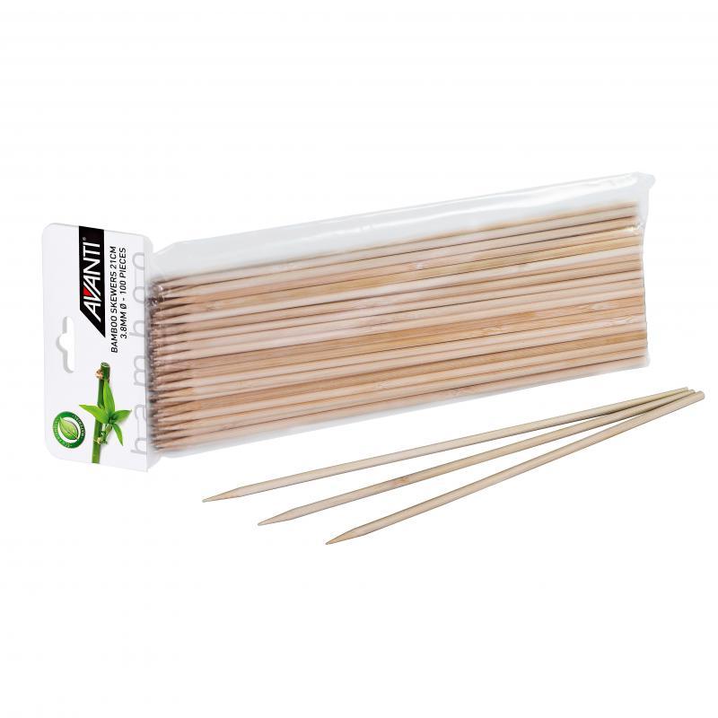 AVANTI Avanti Bamboo Skewers 25cm 100 Pieces Pack 