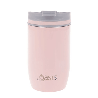 OASIS Oasis Stainless Steel Double Wall Insulated Travel Cup Soft Pink #8913SP - happyinmart.com.au