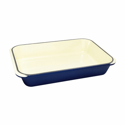CHASSEUR Chasseur Rectangular Roasting Pan French Blue #19574 - happyinmart.com.au
