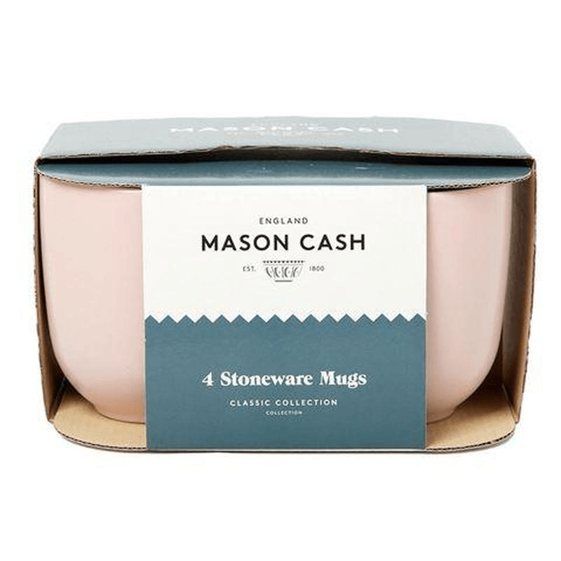MASON CASH Mason Cash Classic Collection Mugs 400ml Set Of 4 Pink 