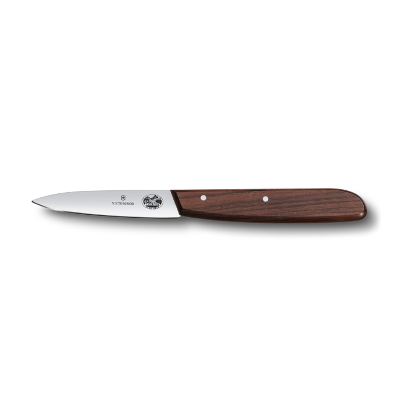 Victorinox Paring Knife For Chefs 8cm Pointed Tip Rosewood 