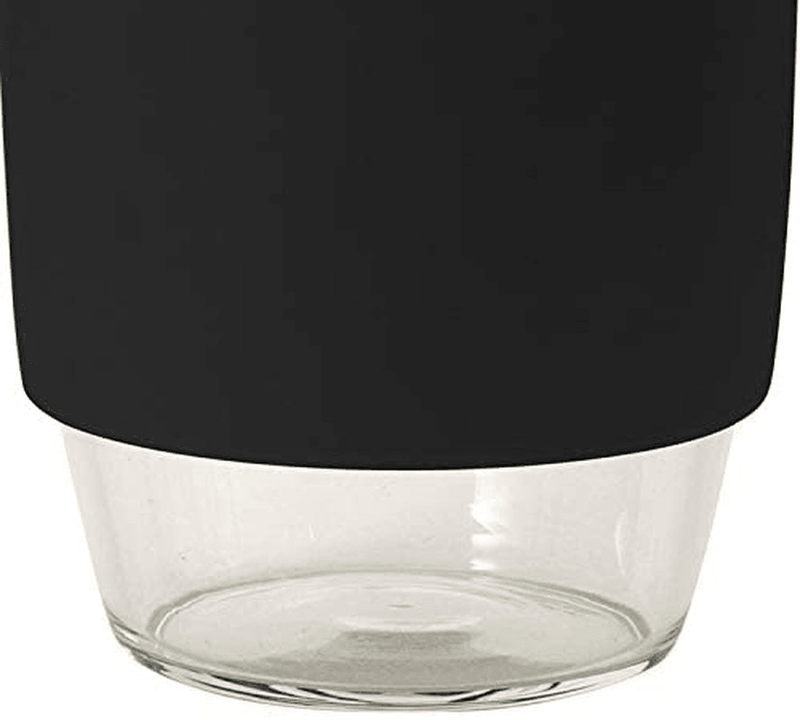 AVANTI Avanti Glass Gocup Reusable Coffee Cup Black Ghar Grey 
