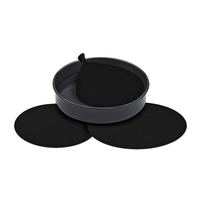 TOASTABAG Toastabag Non Stick Reusable Cake Pan Liners Set 3 Black #3739 - happyinmart.com.au