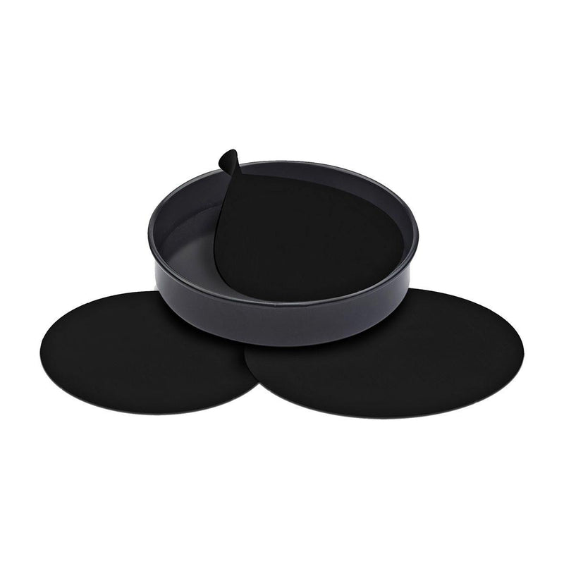 TOASTABAG Toastabag Non Stick Reusable Cake Pan Liners Set 3 Black 