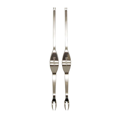 EDGE DESIGN Edge Design Stainless Steel Seafood Forks Set 2 #3773 - happyinmart.com.au