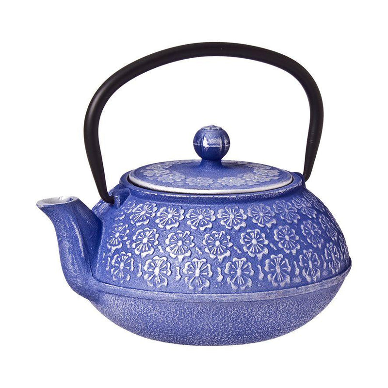 TEAOLOGY Teaology Cast Iron Teapot Cherry Blossom Purple 