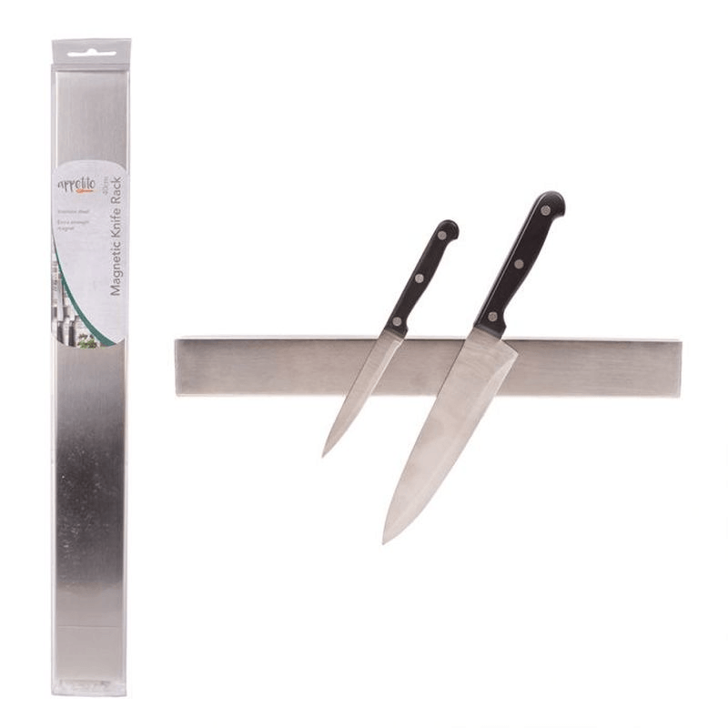 APPETITO Appetito Magnetic Stainless Steel Knife Rack 