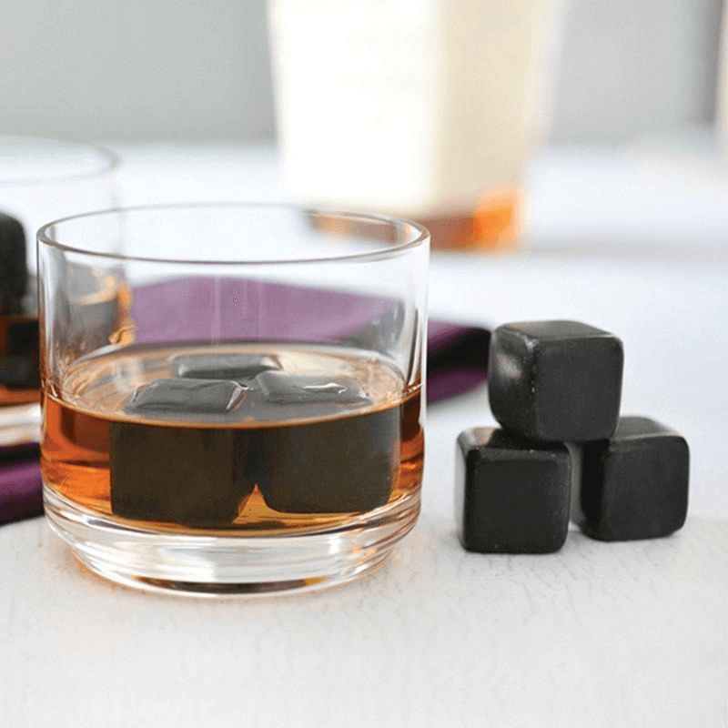 AVANTI Avanti Whisky Rocks Set Of 9 Black Granite 