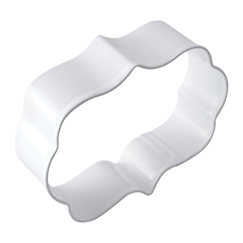 RM Rm Plaque Cookie Cutter 9cm White 