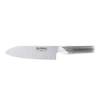 GLOBAL Global Knives Santoku Fluted Blade 18cm #79493 - happyinmart.com.au