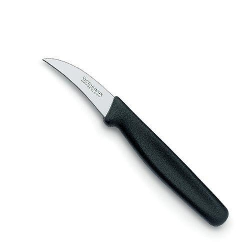 Victorinox Shaping Knife 6cm Curved Blade Nylon Black 