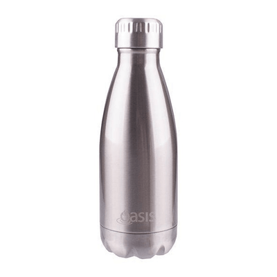 OASIS Oasis Stainless Steel Double Wall Insulated Drink Bottle Silver #8878S - happyinmart.com.au