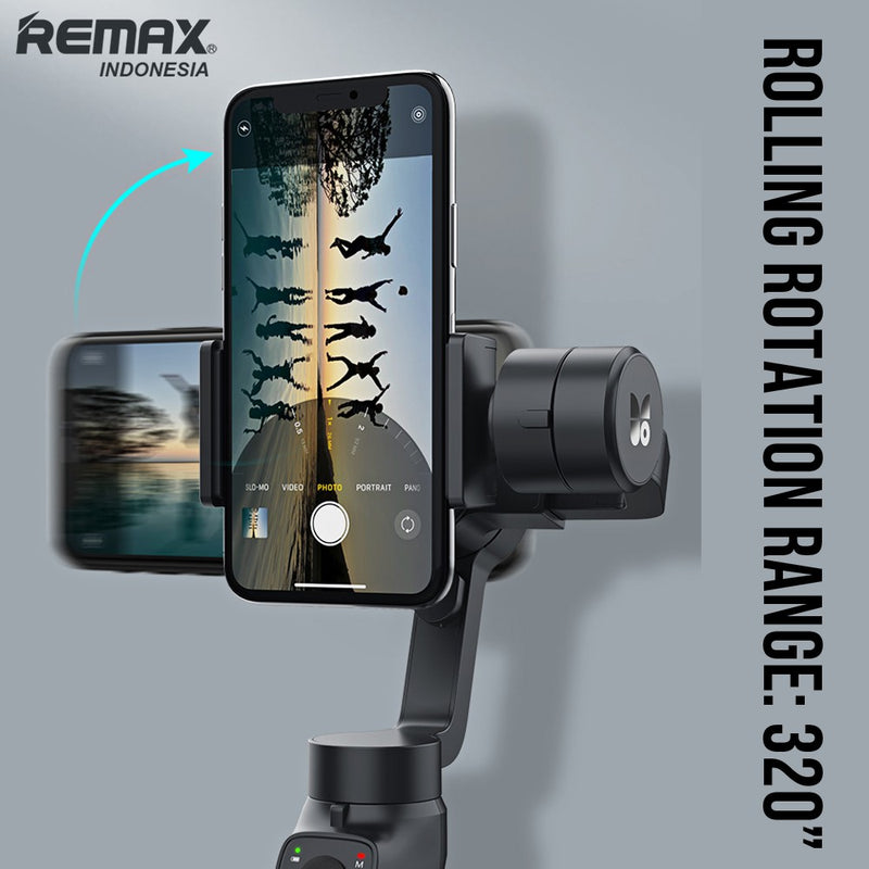 Remax Handheld Gimbal Stabilizer Portable Gray 