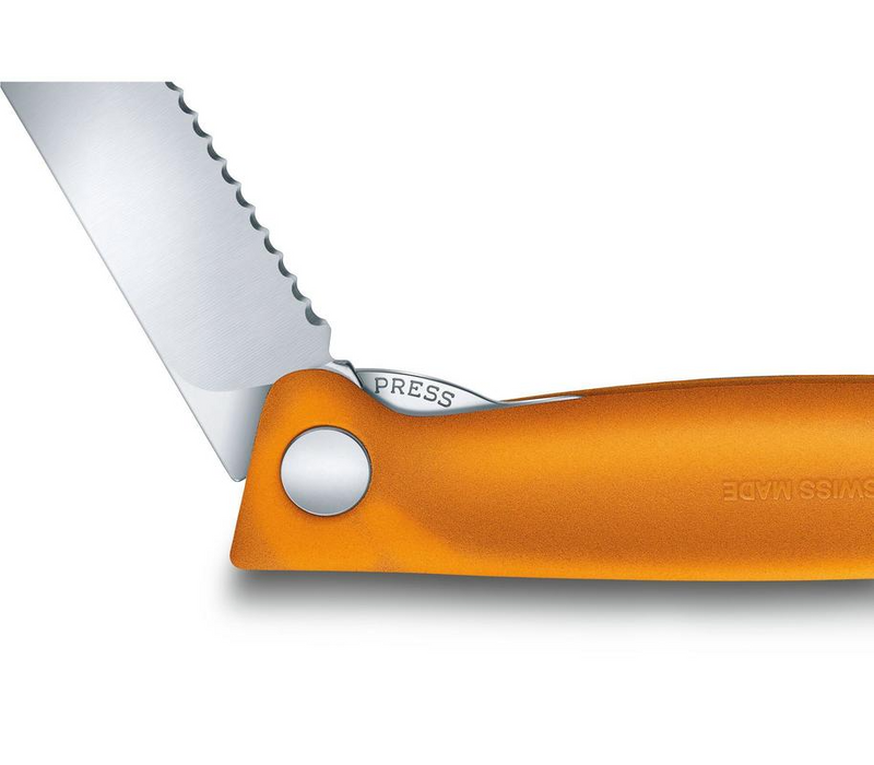Victorinox Classic Folding Steak Paring Knife Orange 