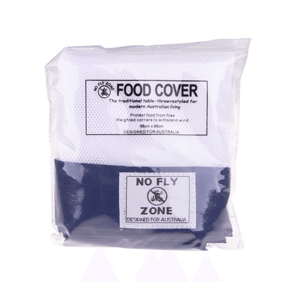 DLINE Dline No Fly Zone Table Throw Food Cover Navy #3295NY - happyinmart.com.au