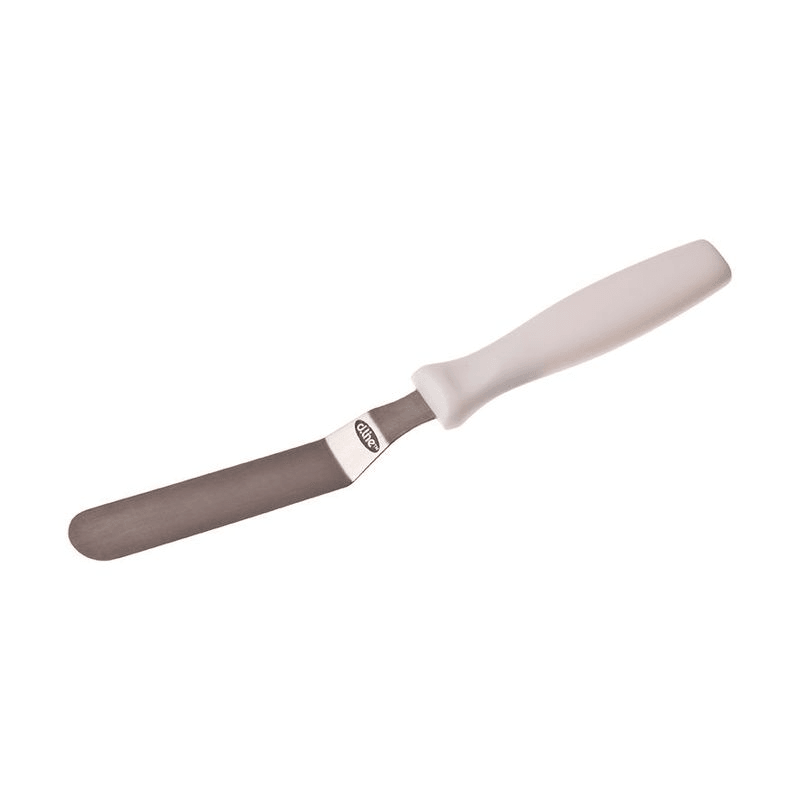 DLINE Dline Stainless Steel Offset Palette Knife 11cm Blade White 