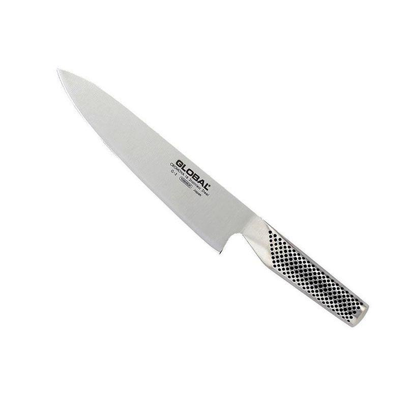 GLOBAL Global Knives Chef Cooks Knife 20cm With Minosharp Sharpener 