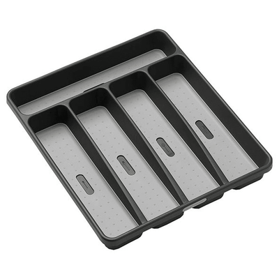 MADESMART Madesmart 5 Compartment Cutlery Tray Granite #4540GT - happyinmart.com.au