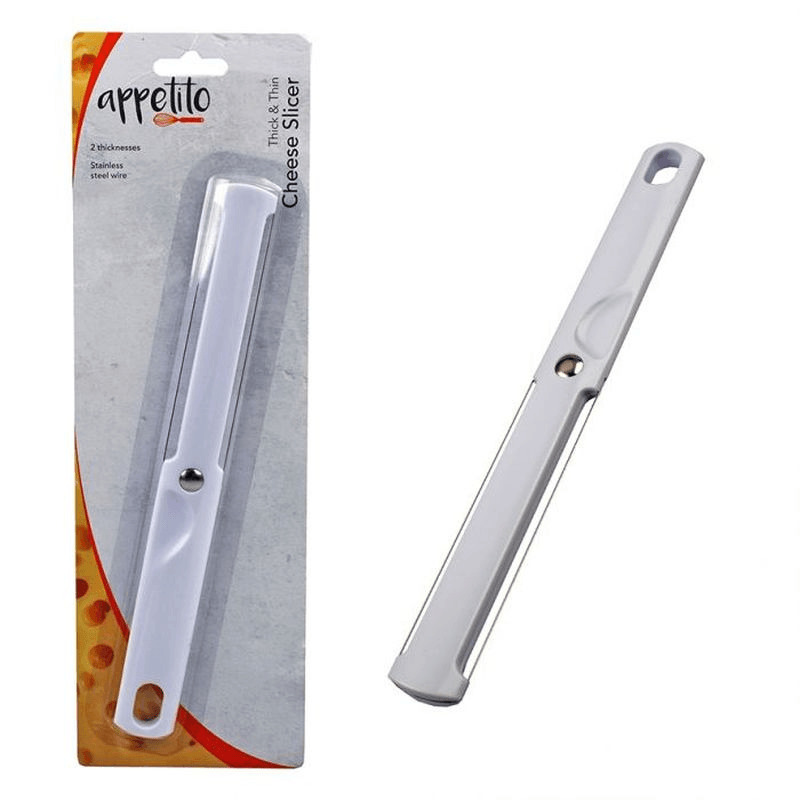 APPETITO Appetito Cheese Slicer Thick Thin White 