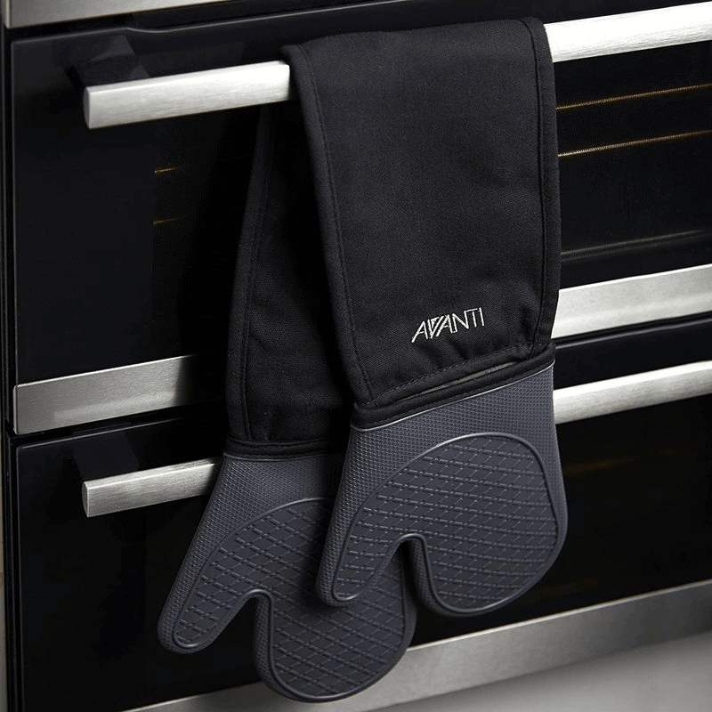 AVANTI Avanti Silicone Double Oven Glove Charcoal 