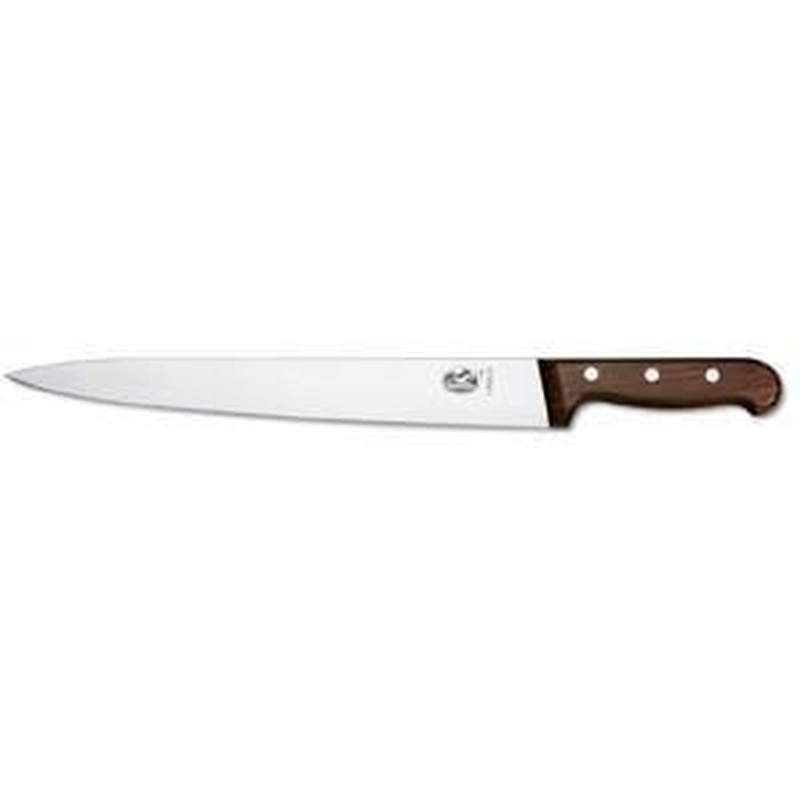 Victorinox Slicing Knife 30cm Pointed Tip Wide Blade Rosewood 
