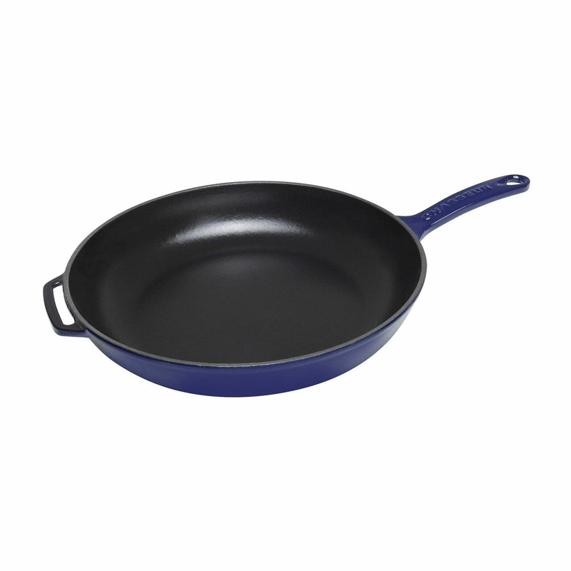 CHASSEUR Chasseur Fry Pan With Cast Handle 28cm French Blue 