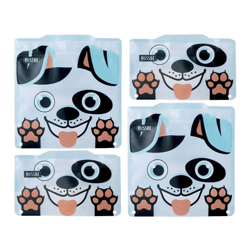 RUSSBE Russbe Snack Sandwich Bags Set 4 Dog 