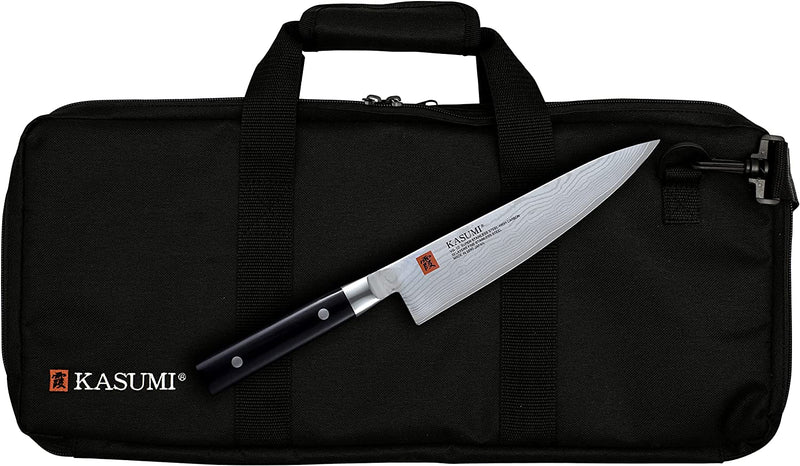Kasumi 18 Pocket Black Knife Roll 