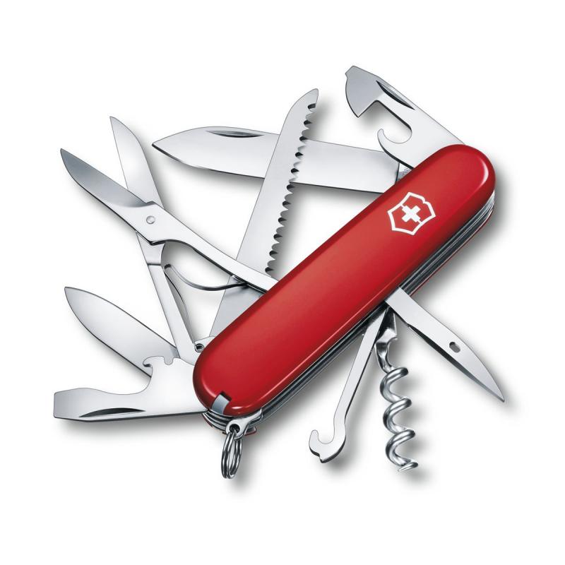 Victorinox Huntsman Pocket Swiss Army Knife Red 15 Functions 