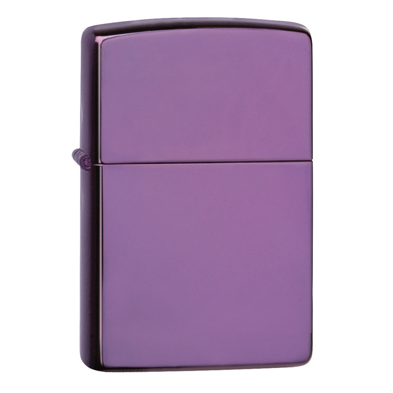 Zippo Lighter Abyss High Polished Purple 