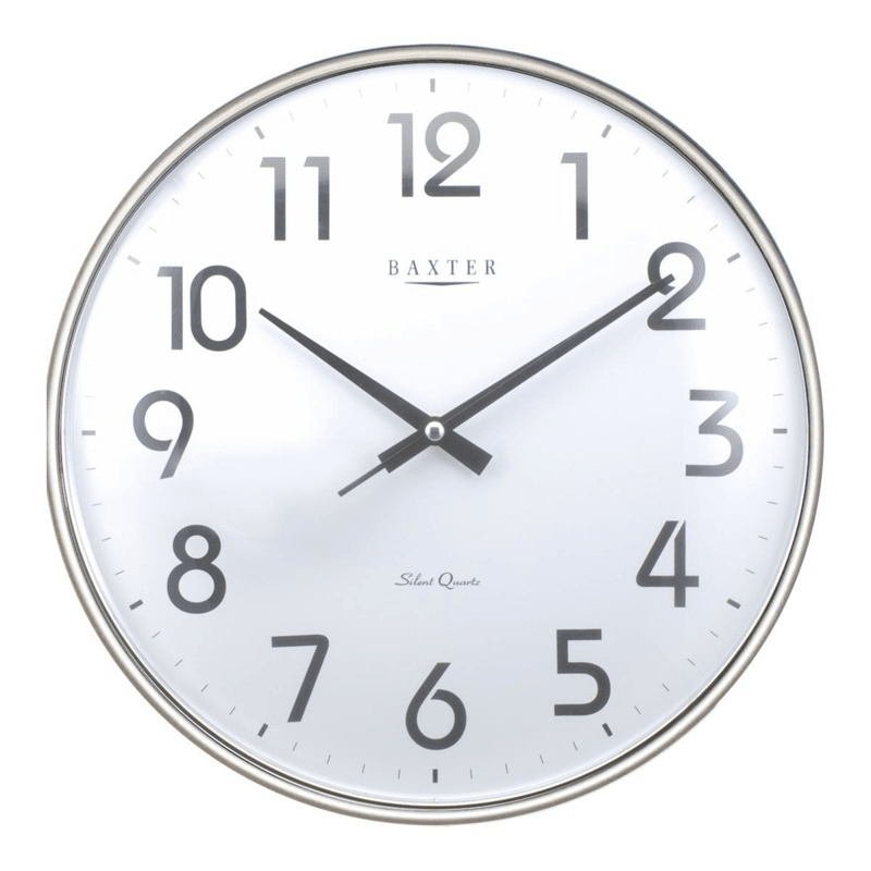 BAXTER Baxter Northbridge With Clock 33cm Silver 
