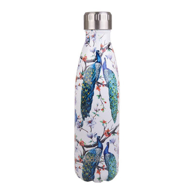 OASIS Oasis Stainless Steel Double Wall Insulated Drink Bottle Peacocks #8880PC - happyinmart.com.au