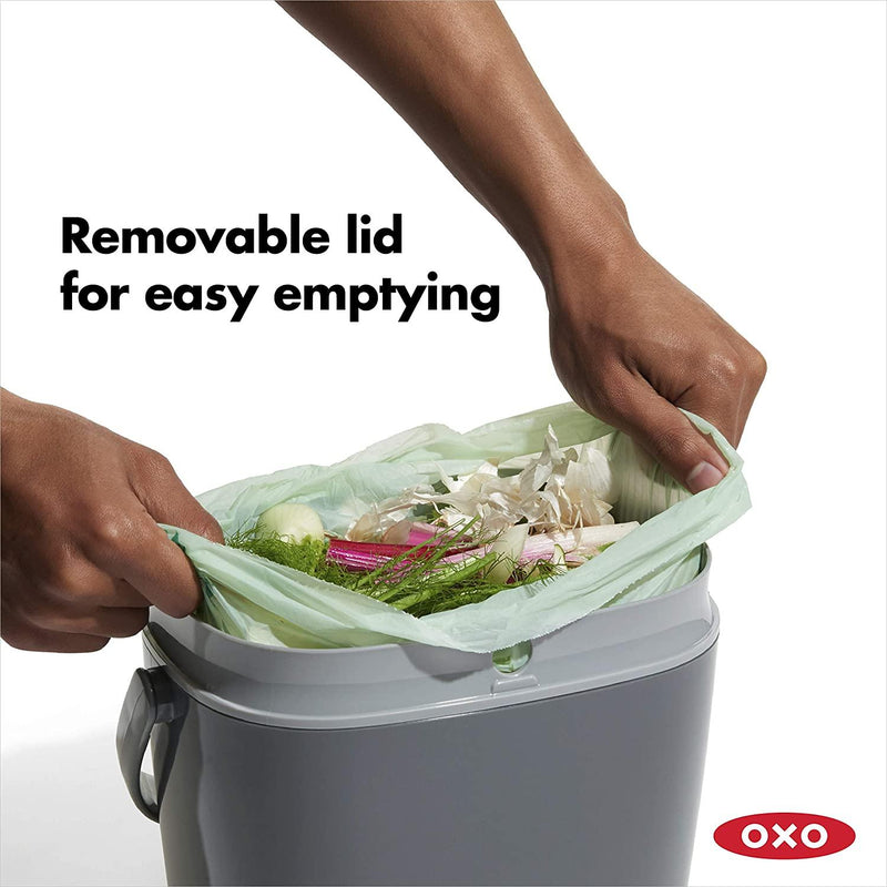OXO Oxo Good Grips Easy Clean Compost Bin Charcoal 