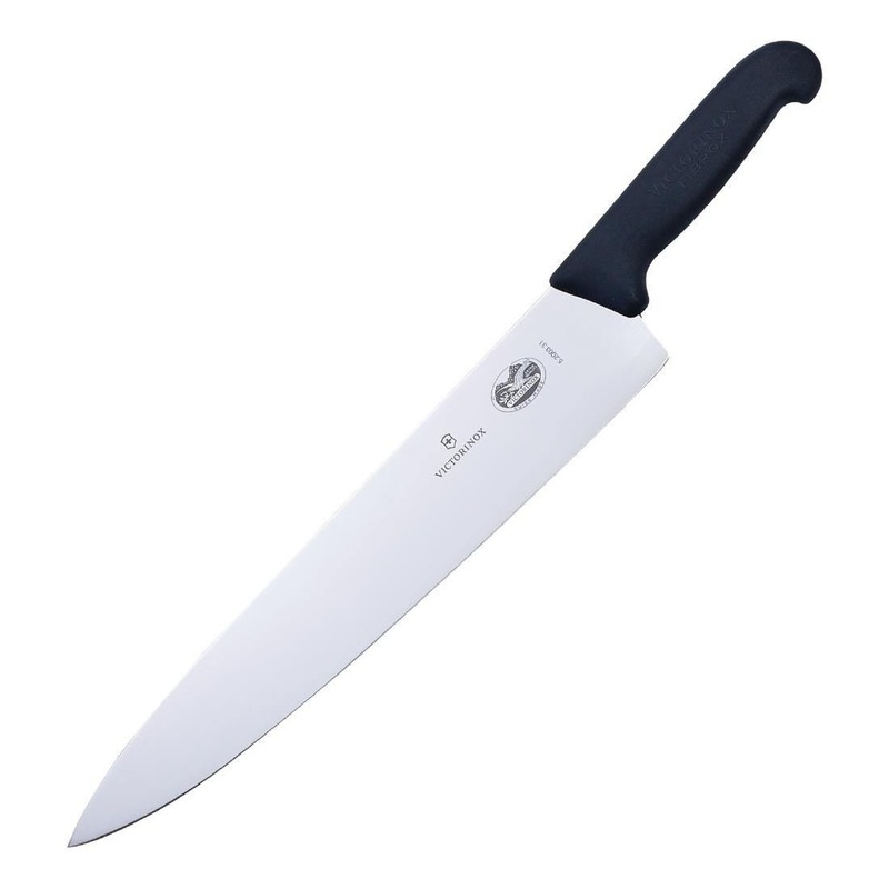 Victorinox Cooking Broad Blade Carving Knife 28cm Black 