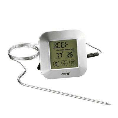 GEFU Gefu Punto Digital Roasting Stainless Steel Thermometer With Timer #44228 - happyinmart.com.au
